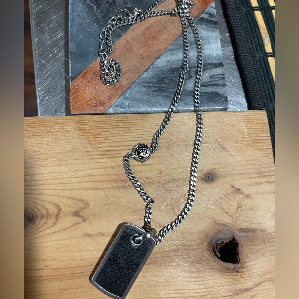 Diesel Dog Tag 🏷️ Necklace